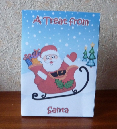 3D Xmas Treat from Santa Large Gift Bag Mini Kit by Anne Jackson