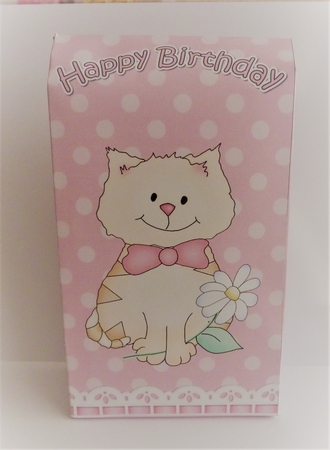 3D Cute Cat Birthday Gift Bag Mini Kit by Anne Jackson