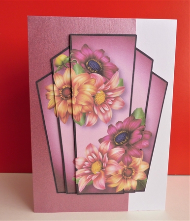 Art Deco Stacker Topper - Dahlia by Anne Jackson