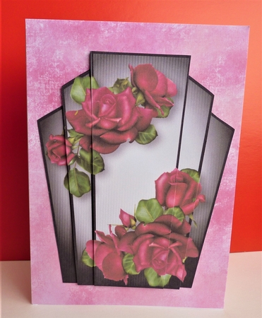 Art Deco Stacker Topper - Celebration Roses by Anne Jackson