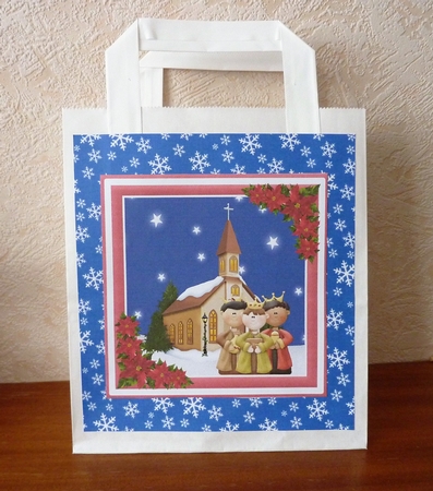 Nativity Three Wisemen Church Scene Topper & Decoupage by Anne Jackson