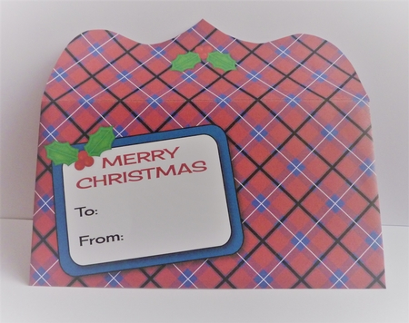 Christmas Tartan Money Wallet 3 by Anne Jackson