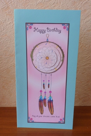 Happy Birthday Dreamcatcher Lg Dl by Anne Jackson