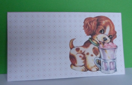Cute Puppy Money Wallet by Anne Jackson