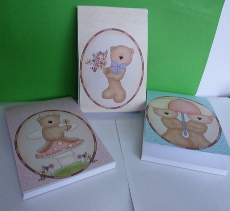 Spring Bears Ovals Clipart by Anne Jackson