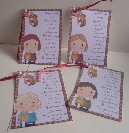 Angels Of Light Cards Sheet by Anne Jackson
