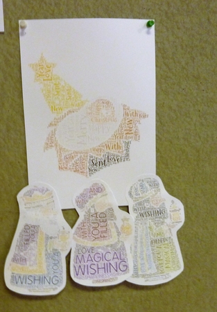 King Christmas Word Art by Anne Jackson