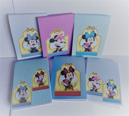 Eight Pretty M.Mouse Birthday Tags by Anne Jackson