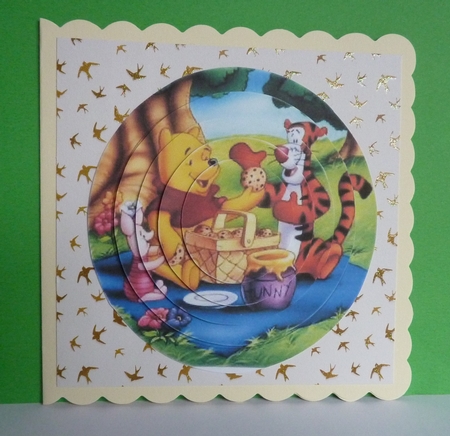 Lovely bear & friends having a picnic oval pyramids by Anne Jackson