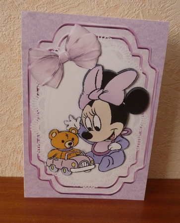 love playing with my toys cute little mouse with bow by Anne Jackson