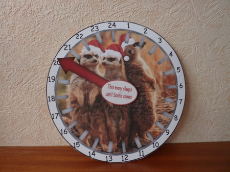 advent clock 25 by Anne Jackson