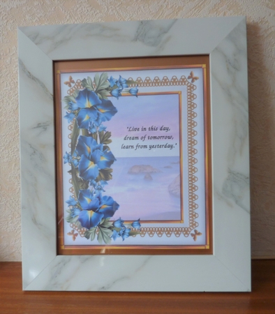 Lady Iris and the Sea of Dreams - left insert with text in English by Anne Jackson