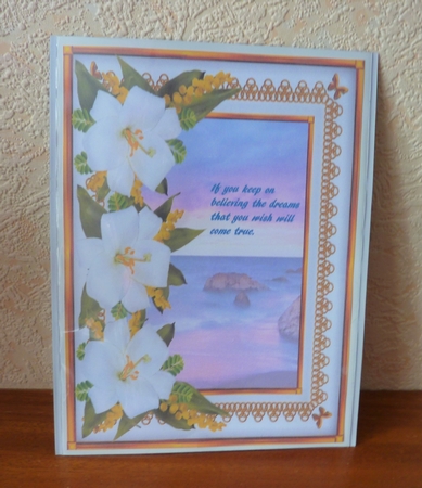 Lily Wedding by the Sea of Dreams - left insert by Anne Jackson