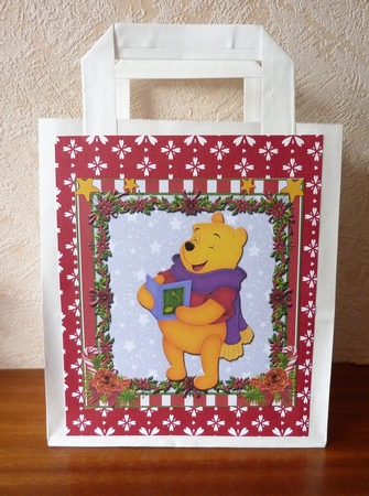 Happy Christmas Winnie the Pooh Style 5 by Anne Jackson
