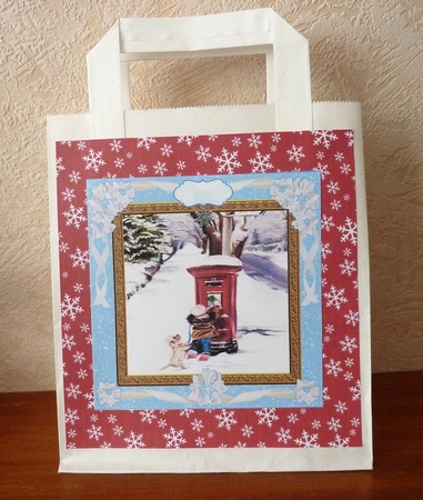 BLUE CHRISTMAS LITTLE GIRL by Anne Jackson