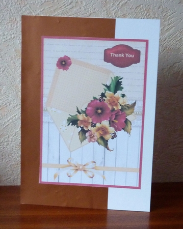 Envelope of flowers cream by Anne Jackson