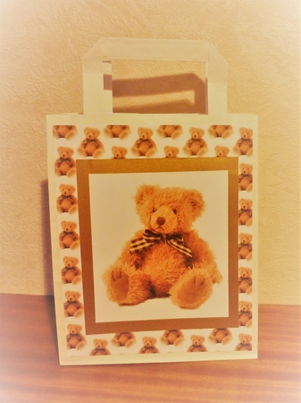 8 Lovely Teddy Backing Papers by Anne Jackson