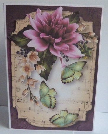 Sheet Music & Butterflies 4 Bumper Kit by Anne Jackson