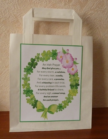 Irish Prayer St. Patricks Prayer Word Art Printable Holiday Wall Decor Print Designed at 8x10  by Anne Jackson