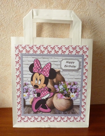 Minnie mouse with terracotta pots by Anne Jackson