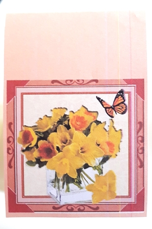 A Vase Of Sunshine Side Stacker by Anne Jackson