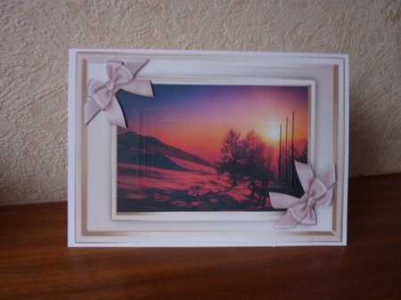Sunset over the Mountain  by Anne Jackson