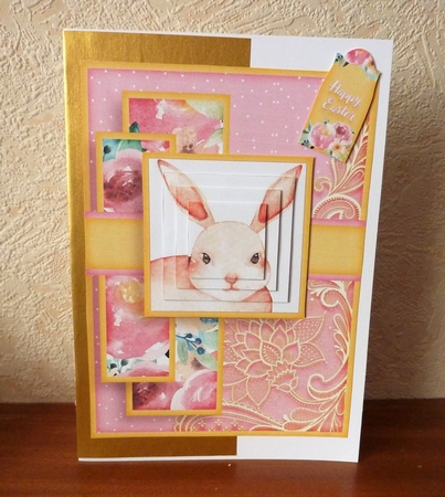 Cardtopper Pyramids 1385 little rabbit by Anne Jackson