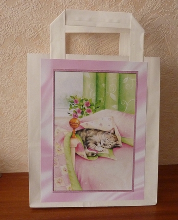 Dogs & Bagpipes and sleepy Kitty Toppers by Anne Jackson