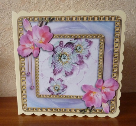 Pastel Posies Freesia by Anne Jackson
