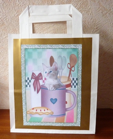 Kitten in a Birthday Mug by Anne Jackson