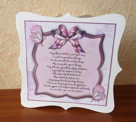 7x7 Butterfly Thinking of you  by Anne Jackson