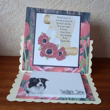 For the Fallen Decoupage by Anne Jackson