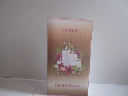 Candle arrangement money wallet by Anne Jackson