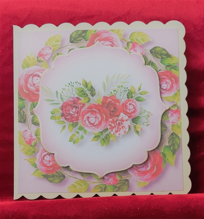 Beautiful Spring Camellias 2 8x8 by Anne Jackson