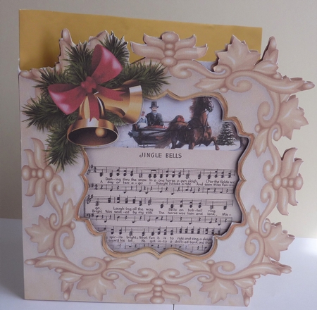 Cutaway Corner Christmas - Bells by Anne Jackson