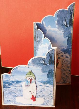 The Snowpeople Family Cascade by Anne Jackson