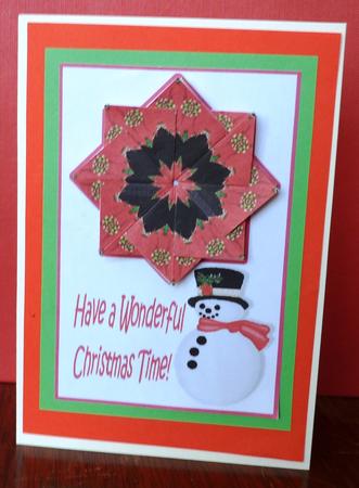 Snowman Teabag Topper by Anne Jackson