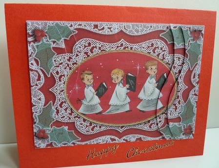 3 Little Choirboys Lace Swirvey Side Stacker by Anne Jackson