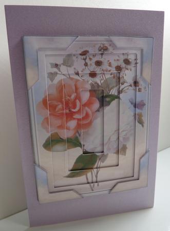 Pretty Peonies Inverted Pyramid by Anne Jackson