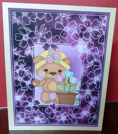 Big Floral Frames-02 by Anne Jackson