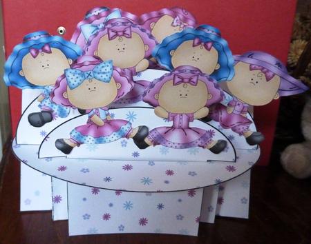 Bonnets'n'bloomers 3D Shelf Card Kit by Anne Jackson