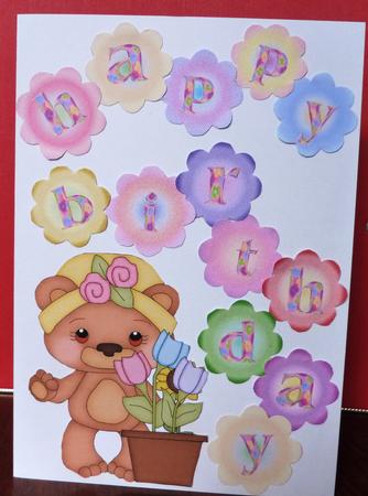 Floral Pastel Rainbow Shapes by Anne Jackson