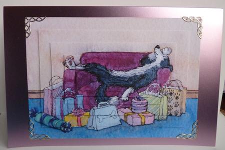 Shopping's Hard on the Paws Pyramid by Anne Jackson