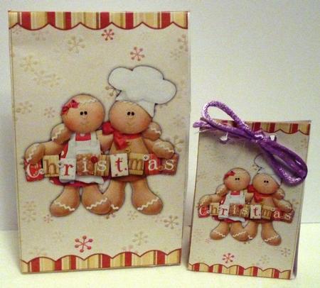 Cookin Cookies Snowflake Christmas Pinch Bag by Anne Jackson