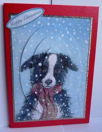 His Holiday Scarf Oval Pyramid by Anne Jackson
