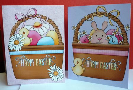 Easter Baskets Clipart by Anne Jackson
