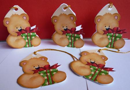 Christmas Bears Gift Tags by Anne Jackson