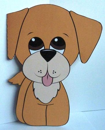 What a Dog Dog Shaped Card with Numbers 0-9 by Anne Jackson