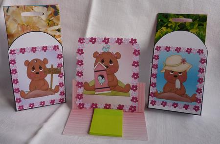 10' Garden Bears Clip Art by Anne Jackson