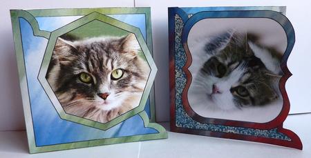 Two Kitty Note Cards by Anne Jackson